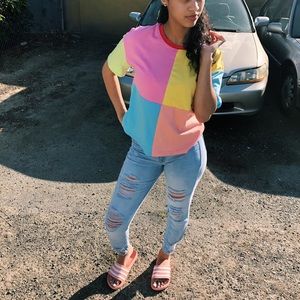 Multi colored t shirt